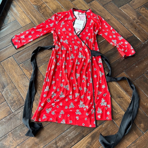 dvf short wrap dress Diane Von Furstenberg Didi Short Sleeve Wrap Dress